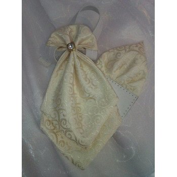 Elegant Ivory Cravat for Boys with Handkerchiefs c01