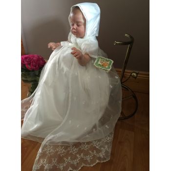 Baby Girls Ivory Christening Gown Style 329