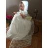 Baby Girls Ivory Christening Gown Style 329
