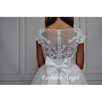 Beautiful Lace Decorated Communion Dress style Jasmine