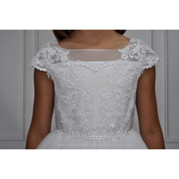 Beautiful Lace Decorated Communion Dress style Jasmine