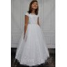 Beautiful Lace Decorated Communion Dress style Jasmine