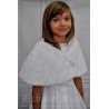 Stunning White Fax Fur Communion/Special Occasion Bolero Cape style CB02