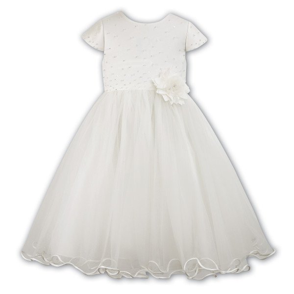 Ceremonial/Flower Girl Light Ivory Dress from Sarah Louise 070036-2 Ceremonial/Flower Girl Light Ivory Dress from Sarah Louise 070036-2