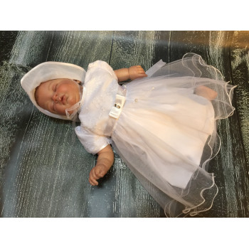 Elegant White Christening/Special Occasion Dress Angelina