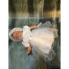 Elegant White Christening/Special Occasion Dress Angelina