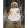 Elegant White Christening/Special Occasion Dress Angelina
