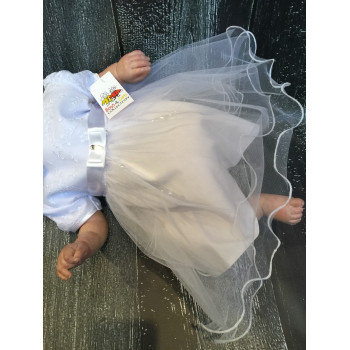 Elegant White Christening/Special Occasion Dress Angelina