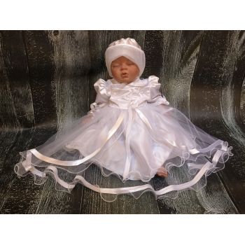 Stunning White Christening/Baptise/Special Occasion Dress style Bella