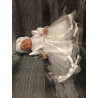 Stunning White Christening/Baptise/Special Occasion Dress with Roses style Bella II