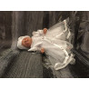 Stunning White Christening/Baptise/Special Occasion Dress with Roses style Bella II