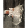 Stunning White Christening/Baptise/Special Occasion Dress with Roses style Bella II
