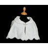 White Faux Fur Communion/Special Occasion Bolero Cape Style 4583