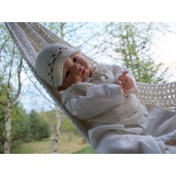 Unusual Handmade Christening Ivory Outfit Style JOSEPH