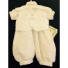 Couche Tot Baby Boys Ivory Christening Romper Style CHR200