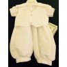 Couche Tot Baby Boys Ivory Christening Romper Style CHR200
