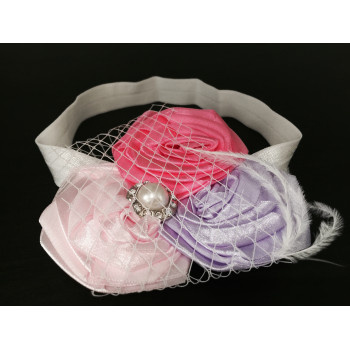  Richly Decorated Handmade Headband for Special Occasion op107