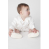 Boys Vivaki Ivory Christening Romper Style CR03