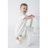 Boys Vivaki Ivory Christening Romper Style CR03