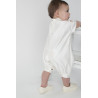 Boys Vivaki Ivory Christening Romper Style CR03