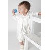 Boys Vivaki Ivory Christening Romper Style CR04