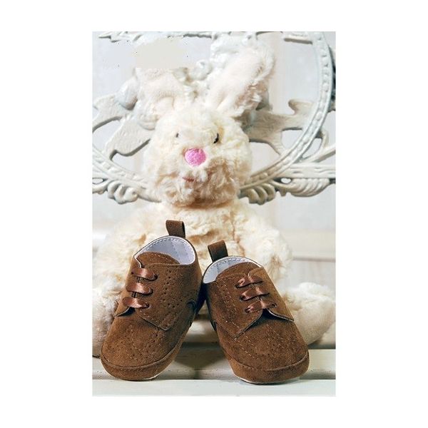 Baby Boys Brown Suede Christening/Wedding/Pram/ Formal Party Shoes Style 4143/175