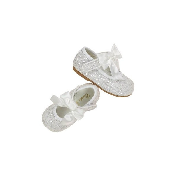 Silver Glitter Leather Special Occasion Shoes style Mary Jane Bow Silver Glitter Leather Special Occasion Shoes style Mary Jane Bow