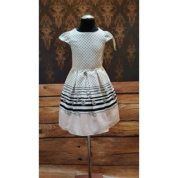 Lovely Polka Dots Marine Style Special Occasion Dress style 4925pink Lovely Polka Dots Marine Style Special Occasion Dress style 4925pink